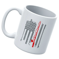 Fishing Rod American Flag 11oz Mug